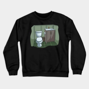 Toilet Bathroom Sink Crewneck Sweatshirt